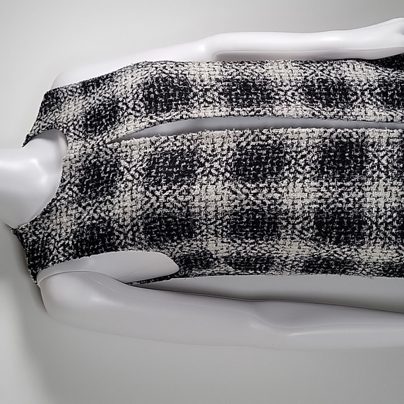 BCBGeneration, black and white plaid vest - Picture 6 of 13